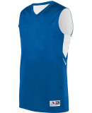 Augusta Sportswear 1167 Youth Alley Oop Reversible in Royal/ white