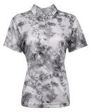 Burnside Clothing 5101 Ladies' Burn Golf Polo in White tie dye