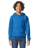 Gildan SF500B Youth Softstyle Midweight Fleece Hoo in Royal