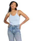 US Blanks US532OR Ladies' Organic Baby Rib Tank in Glacier blue