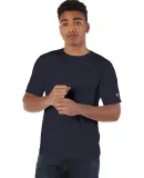 Champion Clothing CD100 Unisex Garment-Dyed T-Shir in Navy