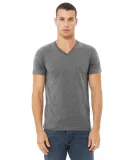 Bella + Canvas BC3005CVC Unisex CVC Jersey V-Neck  in Deep heather