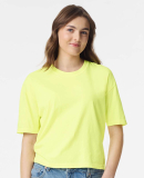 Comfort Colors 3023CL Ladies' Heavyweight Middie T in Neon lemon