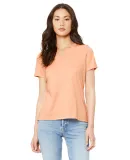 Bella + Canvas BC6405CVC Ladies' Relaxed Heather C in Heather peach