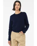 Bella + Canvas 7511 Ladies' Classic Pullover Crewn in Navy