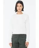 Bella + Canvas 7511 Ladies' Classic Pullover Crewn in White