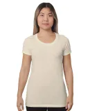 Bayside Apparel 9625 Ladies' 4.2 oz., Triblend T-S in Cream