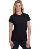 Bayside Apparel 5850 Ladies' Fine Jersey T-Shirt in Black