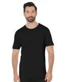 Bayside Apparel 93600 Unisex Fine Jersey T-Shirt in Black