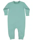 Rabbit Skins 4447 Infant Fleece One-Piece Bodysuit in Saltwater