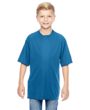 Augusta Sportswear 791 Youth Wicking T-Shirt in Columbia blue