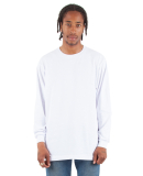 Shaka Wear SHALS Adult Active Long-Sleeve T-Shirt in White