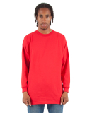 Shaka Wear SHALS Adult Active Long-Sleeve T-Shirt in Red