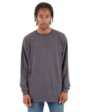 Shaka Wear SHALS Adult Active Long-Sleeve T-Shirt in Charcoal gry hth