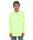 Shaka Wear SHALS Adult Active Long-Sleeve T-Shirt in Safety green