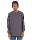 Shaka Wear SHMHLS Adult Max Heavyweight Long-Sleev in Charcoal gry hth