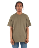 Shaka Wear SHMHSS Adult Max Heavyweight T-Shirt in Olive