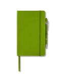 Core 365 CE090 Soft Cover Journal And Pen Set in Acid green