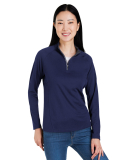 Core 365 CE418W Ladies' Origin Performance Pique Q in Clasc navy/ crbn