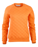 Boxercraft R08 Ladies' Quilted Jersey Sweatshirt in Mandarin orange