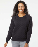 Boxercraft R08 Ladies' Quilted Jersey Sweatshirt in Black