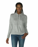 Boxercraft BW1501 Ladies' Cuddle Soft Hooded Sweat in Oxford heather