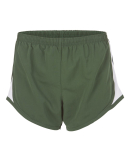 Boxercraft BW6102 Ladies' Basic Sport Short in Hntr green/ wht