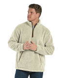 Boxercraft BM8510 Men's Everest Pile Fleece Half-Z in Natural/ chclte