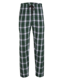 Boxercraft BW6620 Ladies' 'Haley' Flannel Pant wit in Green/ white pld