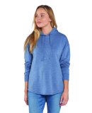 Boxercraft BW5301 Ladies' Dream Fleece Pullover Ho in Indigo heather