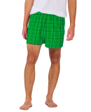 Boxercraft BM6701 Men's Flannel Short in Kelly fld day