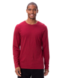 Threadfast Apparel 180LS Unisex Ultimate Long-Slee in Burgundy