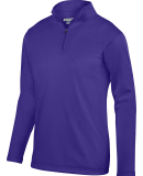 Augusta Sportswear 5508 Youth Wicking Fleece Quart in Purple