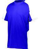 Augusta Sportswear 1517 Adult Cutter Jersey in Purple/ white