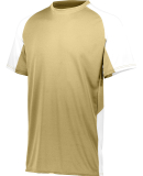 Augusta Sportswear 1518 Youth Cutter Jersey in Vegas gold/ wht