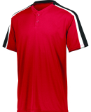 Augusta Sportswear 1558 Youth Power Plus Jersey 2. in Red/ black/ wht