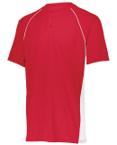 Augusta Sportswear 1560 Unisex True Hue Technology in Red/ white