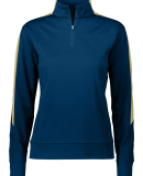 Augusta Sportswear 4388 Ladies' Medalist 2.0 Pullo in Navy/ vegas gold