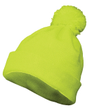 Augusta Sportswear 6816 Two Layer Acrylic Knit Pom in Lime