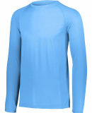 Augusta Sportswear 2795 Adult Attain Wicking Long- in Columbia blue