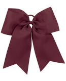 Augusta Sportswear 6701 Cheer Solid Grosgrain Hair in Maroon