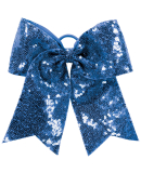 Augusta Sportswear 6702 Sequin Cheer Glitter Bow in Royal