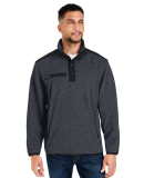 DRI DUCK 7353 Men's Ranger Melange Heather Fleece in Charcoal/ black