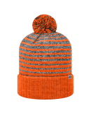 J America 5001 Adult Ritz Knit Cap in Orange