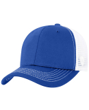 J America 5505 Adult Ranger Cap in Royal/ white