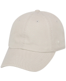 J America 5510 Adult Crew  Cap in Stone