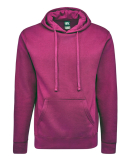 J America 8720 Unisex BTB Fleece Hooded Sweatshirt in Boysenberry