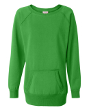 J America 8918 Ladies' Tunic Sweatshirt in Lime