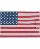 J America 8852 Unisex Triblend Fleece Blanket in Star strp trbln