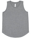 LA T 2692 Youth Relaxed Tank in Graphite heather